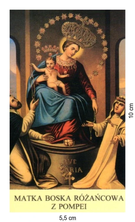 Obrazek Matka Boża Pompejańska. Tajemnice Różańca - ! - 07659