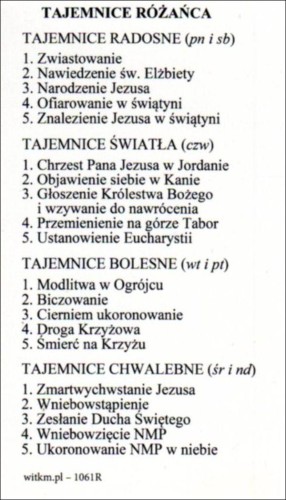 Obrazek Matka Boża Pompejańska. Tajemnice Różańca - ! - 07659