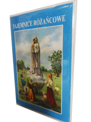 Tajemnice różańcowe lakierowane w oprawce plastikowej - 07003