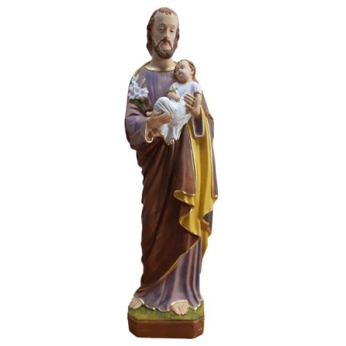 Figura Św. Józef z dzieciątkiem 60cm z PCV - 06879