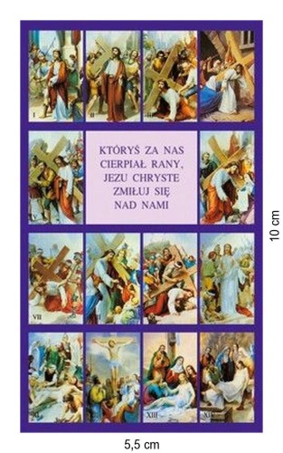 Obrazek Stacje Drogi Krzyżowej. 14 stacji Drogi Krzyżowej - ! - 05950