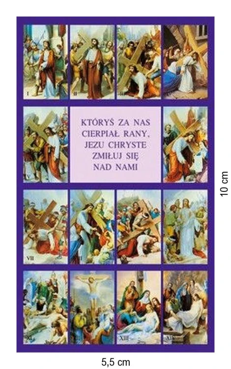 Obrazek Stacje Drogi Krzyżowej. 14 stacji Drogi Krzyżowej - ! - 05950