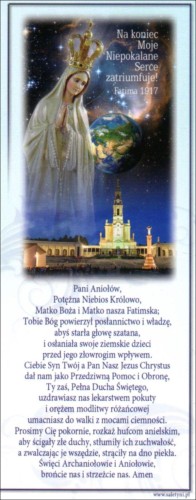 Zakładka do książki - Na koniec Moje Niepokalane Serce zatriumfuje - 05561