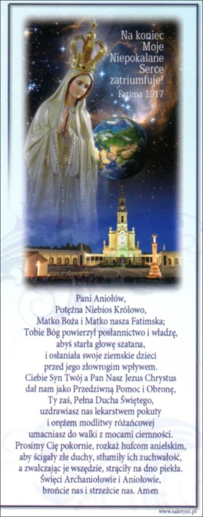 Zakładka do książki - Na koniec Moje Niepokalane Serce zatriumfuje - 05561