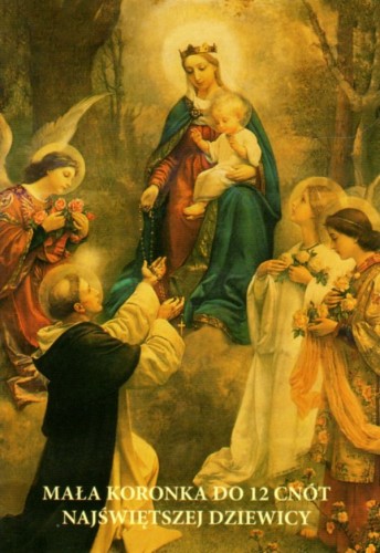 Folder składany Mała koronka do 12 Cnót Najświętszej Dziewicy. Magnificat - 05422