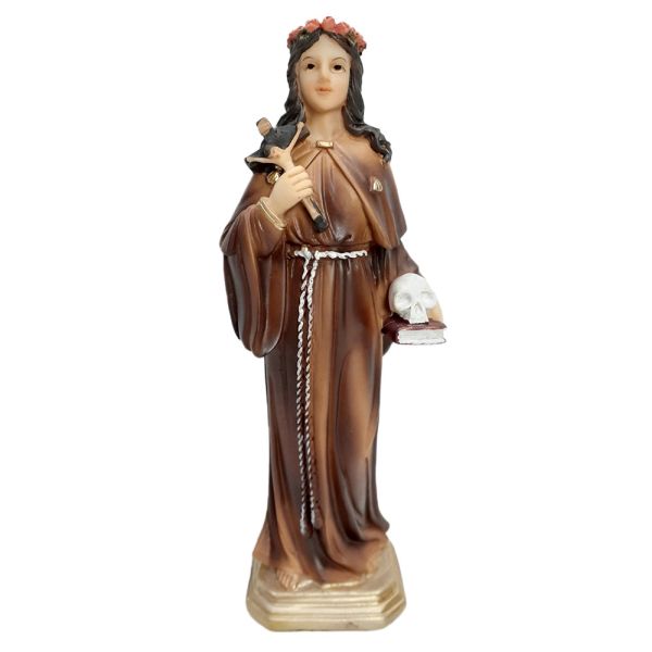 Figura Św. Rozalia 20cm z tworzywa - 04671