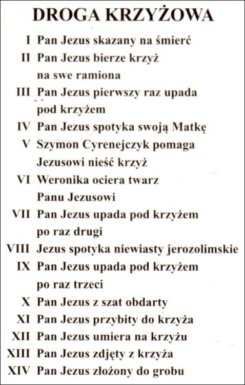 Obrazek Droga krzyżowa - 03296