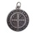 Medalik metalowy Św. Benedykt DUŻY 2,5cm okrągły                              SBB - 00993