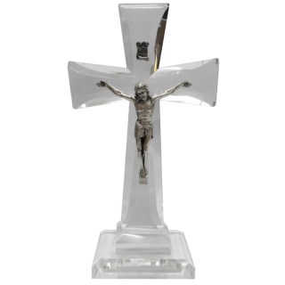 Krzyż stojący kryształowy h18,5cm - 00013 9788321116495
