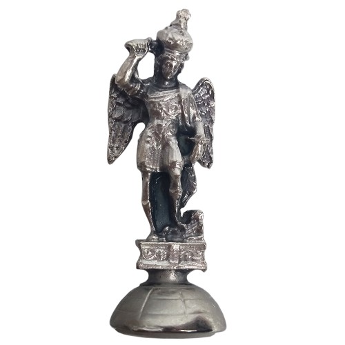 Figurka samoprzylepna Św. Michał Archanioł metalowy 5cm - 01928