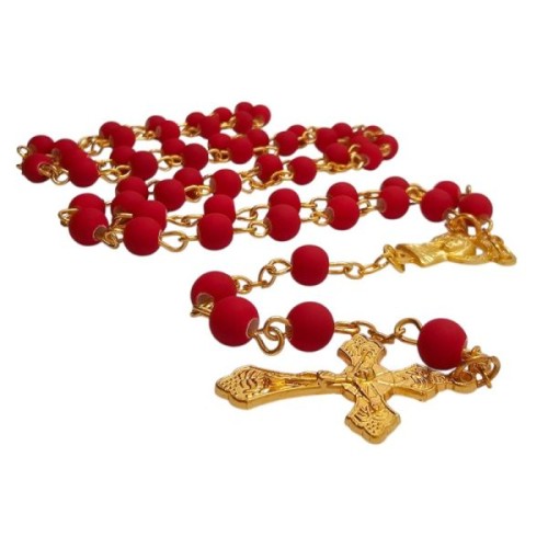 Różaniec różowy w słoiczku - 69208 5908451961763