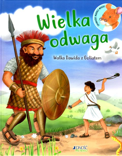 Wielka odwaga. Walka Dawida z Goliatem (książka) - Richard Littledale, dzieci, Wydawnictwo Jedność, 2021 r., oprawa twarda - 68905 9788381444088