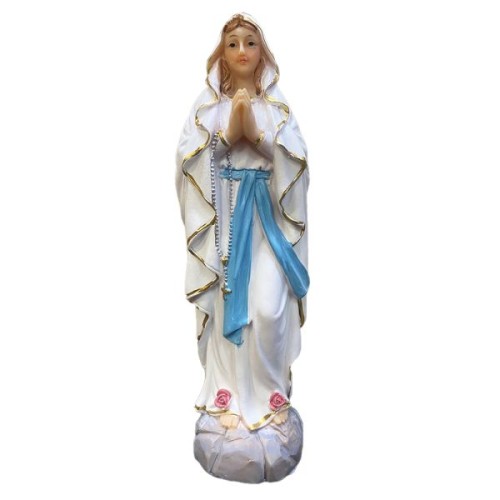 Figura Matka Boża z Lurdes (różańcowa) 20 cm - 68849 5906340513918
