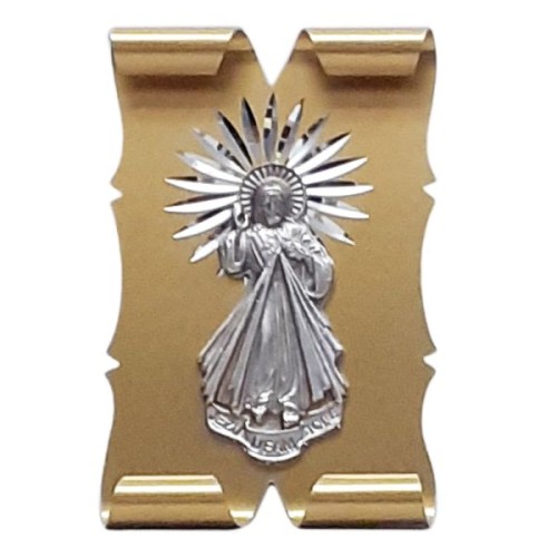 Obrazek metalowy stojący JEZU UFAM TOBIE 5x9cm - 68208
