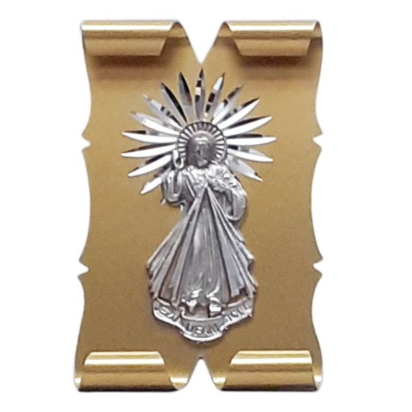 Obrazek metalowy stojący JEZU UFAM TOBIE 5x9cm - 68208