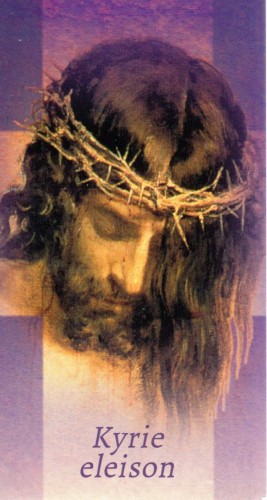 Obrazek Pan Jezus. Kyrie eleison (bez modlitwy) 100  szt. - 67525