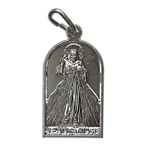 Medalik aluminiowy Święta Faustyna/ Jezu Ufam Tobie - łuk 1,5x2,2cm - 67477