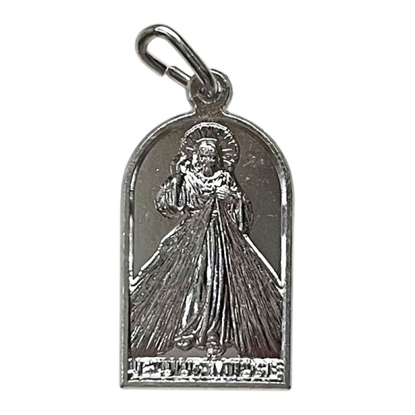 Medalik aluminiowy Święta Faustyna/ Jezu Ufam Tobie - łuk 1,5x2,2cm - 67477