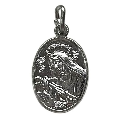Medalik aluminiowy Święta Rita owal 1,5x2,2cm - 67475