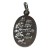 Medalik aluminiowy Święta Rita owal 1,5x2,2cm - 67475