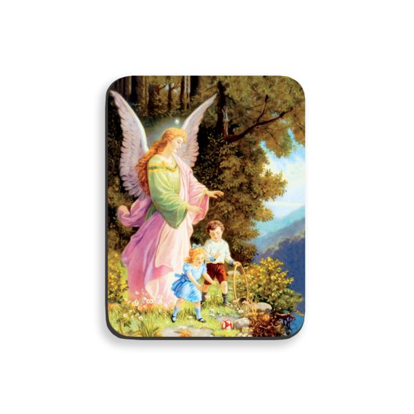MAGNES Obrazek Anioł Stróż z dziećmi (hula-hop) 4,5x6cm - 66710