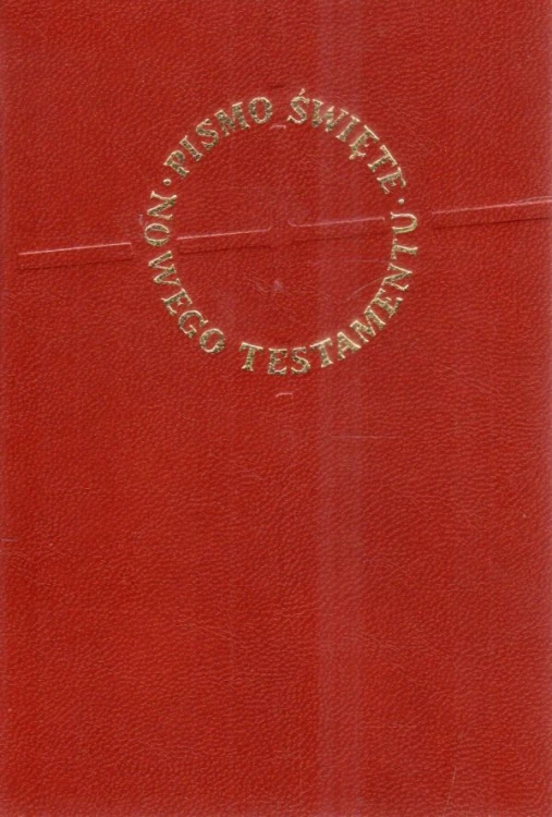 Nowy Testament (mały,skóropodobna,ruda) Pismo św. (książka) - praca zbiorowa, Biblia, Kuria Metropolitalna Archidiecezji Warmińskiej, 2013 r., oprawa twarda - 66472 9788387078232