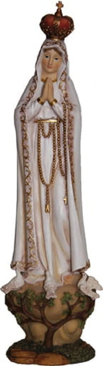 Figura Matka Boża Fatimska 21 cm z żywicy - 66400