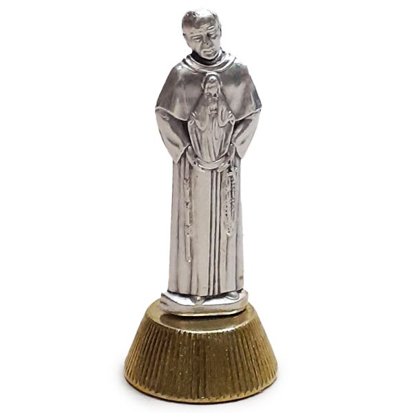 Figurka samoprzylepna Św. Maksymilian Kolbe metalowy 6cm - 66282