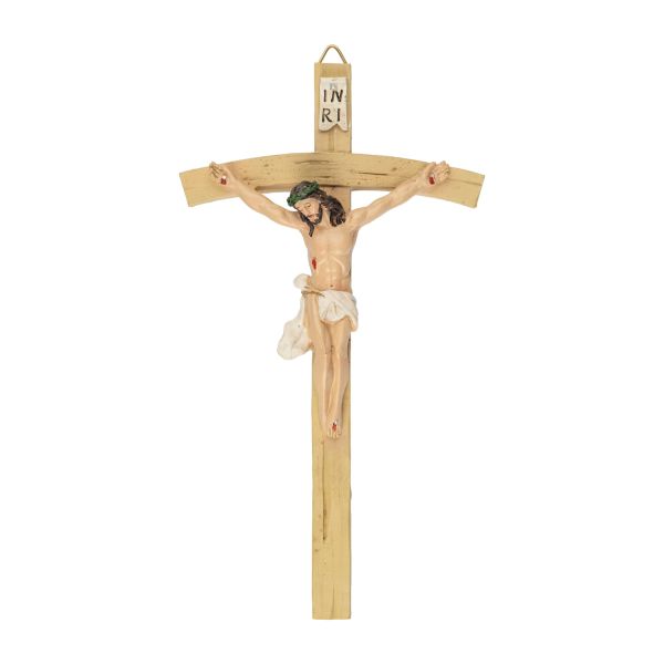 Krzyż wiszący 32cm z żywicy - ! - 66043