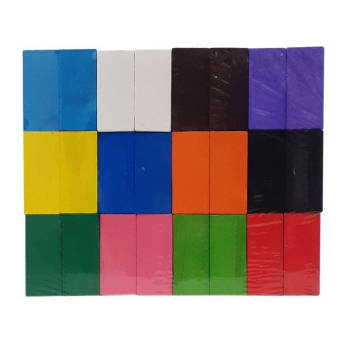 Domino - drewniane klocki, 120 elementów - -, zabawki, MARTOM SP. Z O.O. - 66004 5900291578064