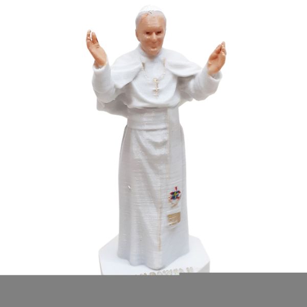 Figura św. Jan Paweł II 10cm (wydruk 3D plastik) - 65658