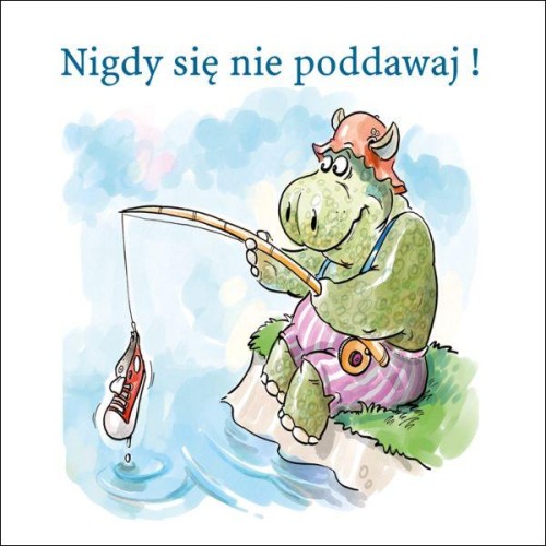 Podkładka korkowa pod kubek. Nigdy się nie poddawaj! - 65342