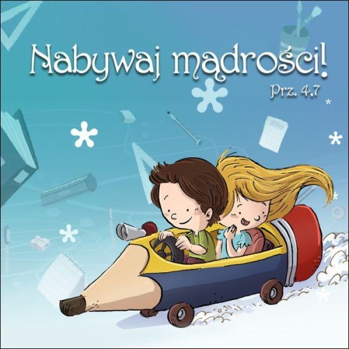 Podkładka korkowa pod kubek. Nabywaj mądrości! - 65341