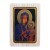 Ikona MINI z magnesem Matka Boża Częstochowska 5x6,5cm ZIELONE tło (r.JASNA) w pudełku - 65247