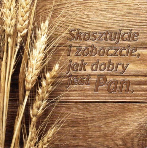 Podkładka korkowa pod kubek. Skosztujcie i zobaczcie jak dobry jest Pan - 65206