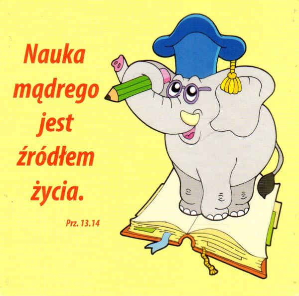 Podkładka korkowa pod kubek. Nauka mądrego jest źródłem życia - 65138