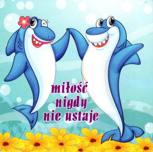 Podkładka korkowa pod kubek. Miłość nigdy nie ustaje - 65128
