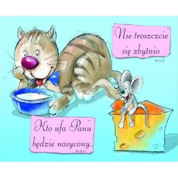 Podkładka korkowa pod kubek. Kto ufa Panu będzie nasycony - 65126