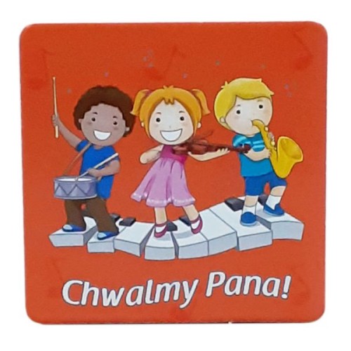 Podkładka korkowa pod kubek. Chwalmy Pana - 65104