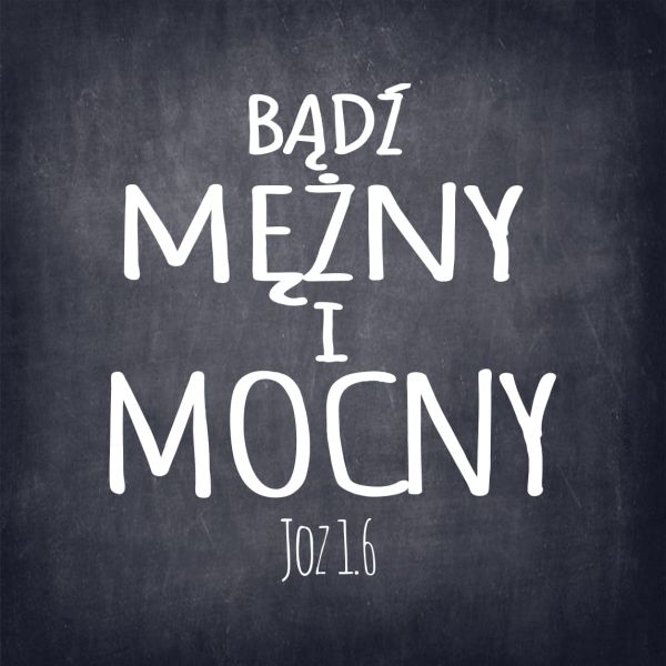 Podkładka korkowa pod kubek. Bądź mężny i mocny - 65093