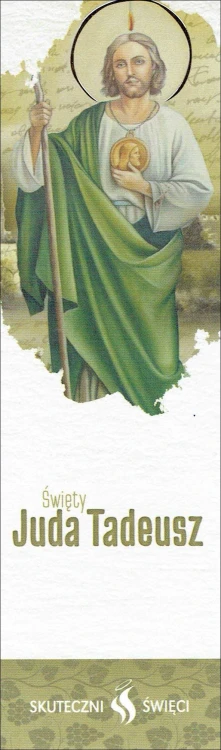 Zakładka do książki - św. Juda Tadeusz (seria: Skuteczni święci 7) - 65053