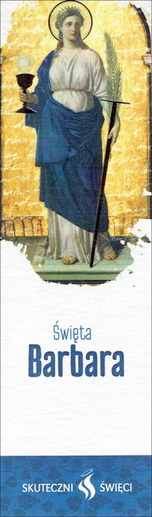 Zakładka do książki - św. Barbara (seria: Skuteczni święci 3) - 65049