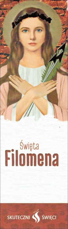 Zakładka do książki - św. Filomena (seria: Skuteczni święci 1) - 65048