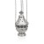 Trybularz mini nikiel 15cm - 64748