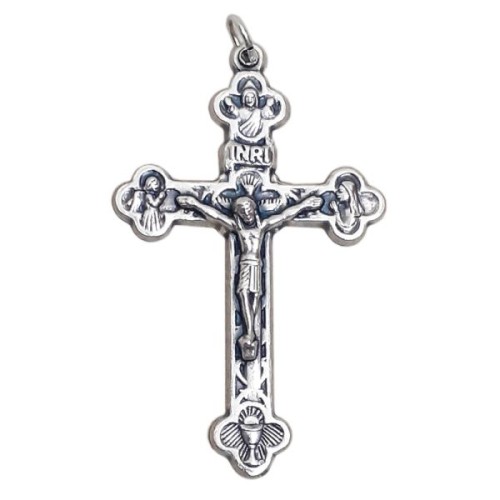 Krzyżyk do różańca metalowy 5cm - 64568