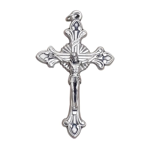 Krzyżyk do różańca metalowy 5cm - 64567