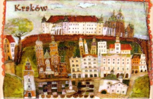 MAGNES Obrazek KRAKÓW (Wawel) 5x8cm - 64246