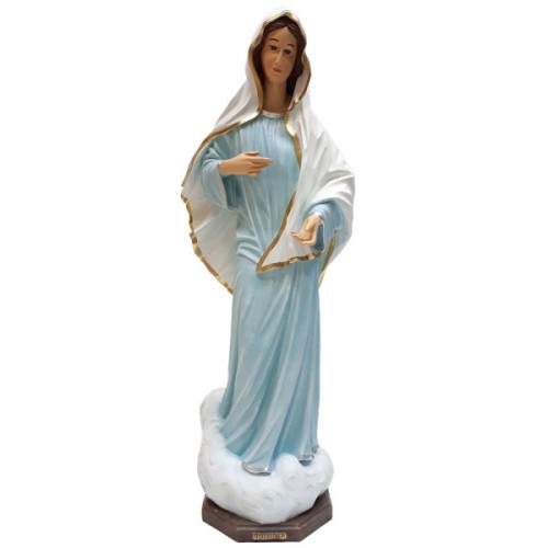 Figura Matka Boża Medjugorie 62cm z żywicy - 63644