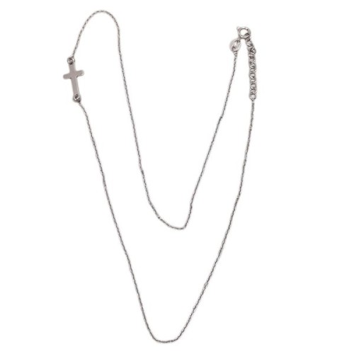 Łańcuch srebrny pr.925 - 45cm - 42cm 1,6g (celebrytka) - 63614