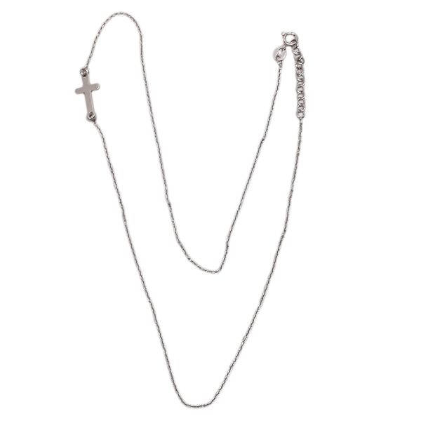 Łańcuch srebrny pr.925 - 45cm - 42cm 1,6g (celebrytka) - 63614
